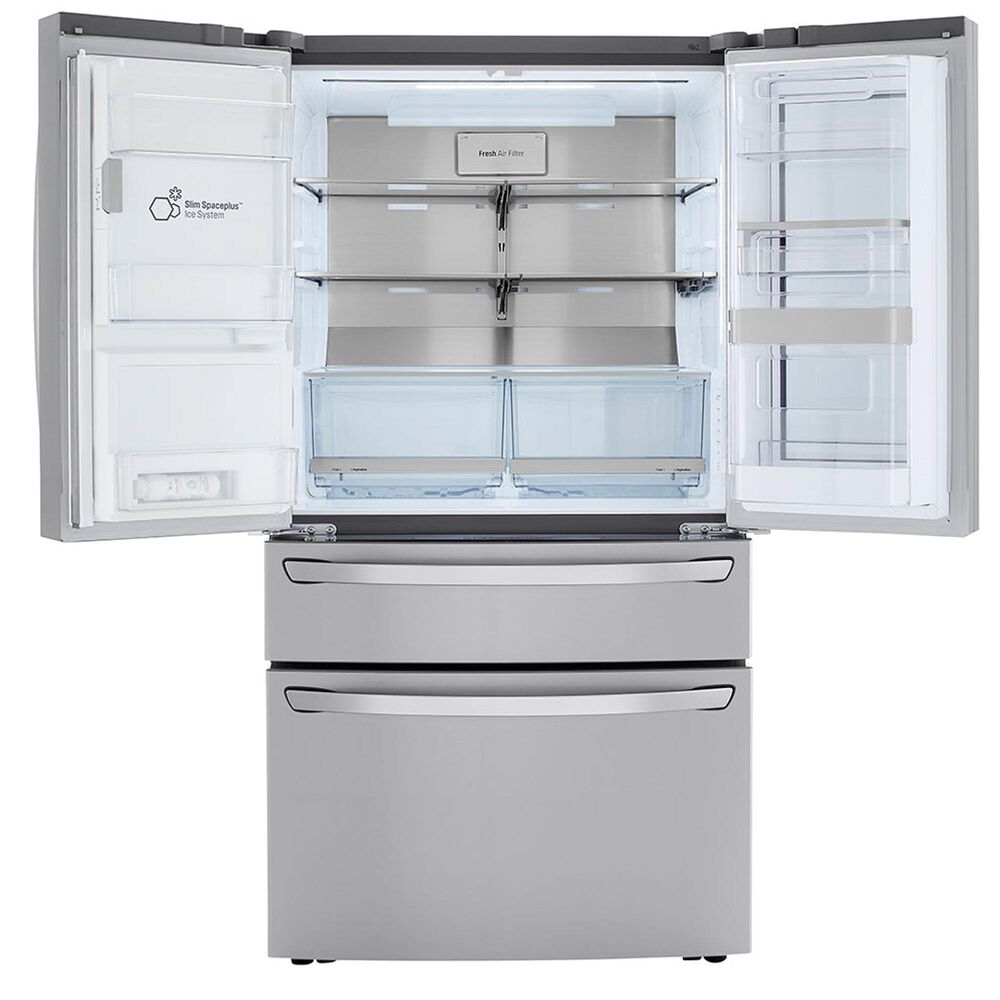 LG 30 Cu. Ft. Smart wi-fi Enabled InstaView Door-in-Door Refrigerator w/ Craft Ice Maker - Stainless Steel, , large