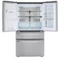 LG 30 Cu. Ft. Smart wi-fi Enabled InstaView Door-in-Door Refrigerator w/ Craft Ice Maker - Stainless Steel, , large