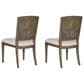 Hooker Furniture Sundance Carved Back Side Chair in Cliffside (Set of 2), , large
