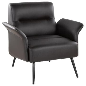 LumiSource Petal Accent Chair in Espresso, , large