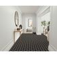Nourison Twist Reversible 10" x 14" Black Indoor/Outdoor Area Rug, , large