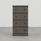 Lemoore Essential 43" 4-Drawer Chest in Storm Grey, , large