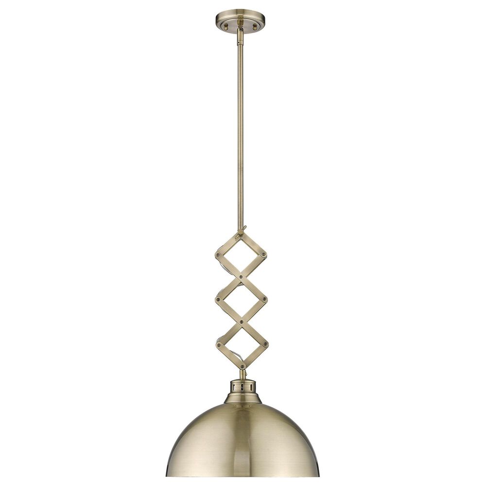 Golden Lighting Hawthorn Medium Pendant in Aged Brass, , large