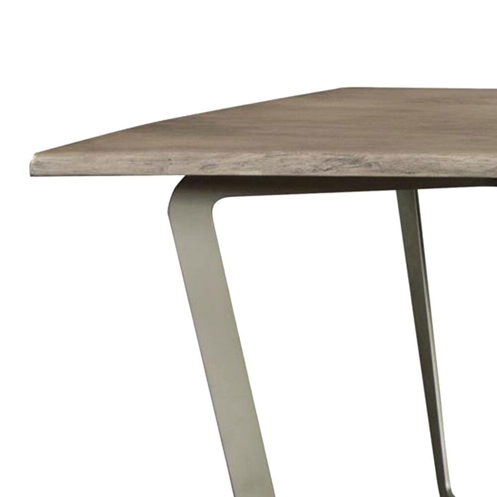 Shannon Hills Waverley Live Edge Dining Table in Sandblasted Gray Table Only Nebraska