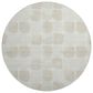 Dalyn Rug Company The Reserve TR16 Ivory 8" Round Indoor/Outdoor Area Rug, , large