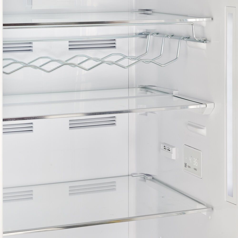 Unique Appliances Classic Retro 12 Cu. Ft. Bottom Freezer Regfrigerator In Marshmallow White, , large