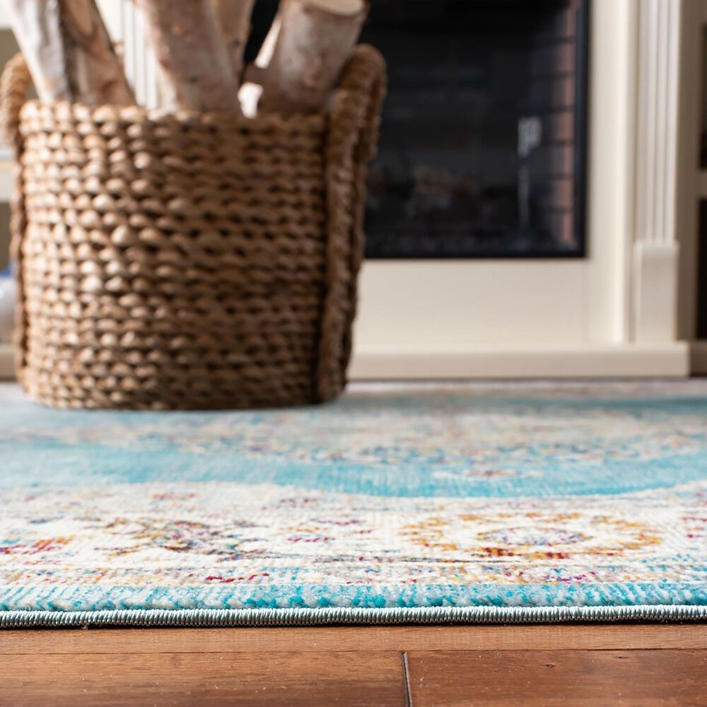 Safavieh Aria ARA116M 9&#39; x 12&#39; Blue and Ivory Area Rug, , large