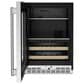 KitchenAid 4.8 Cu. Ft. Left Hinge Beverage Center with Wood Front Racks in PrintShield Stainless Steel, , large