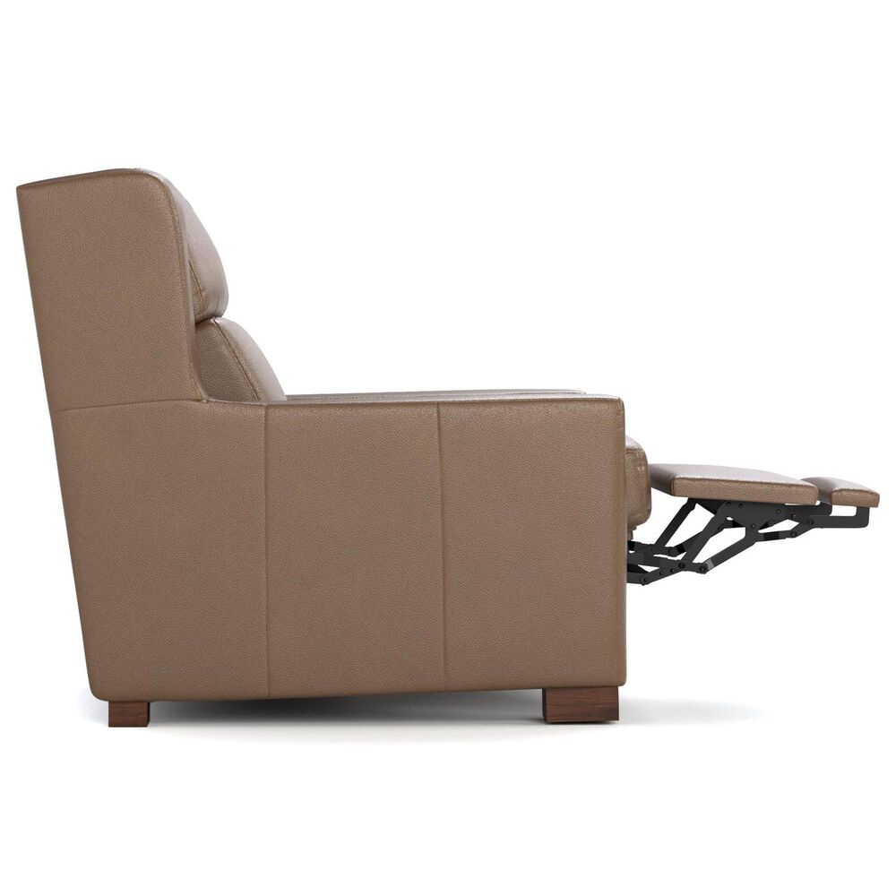 Stickley Furniture Woodlands Power Leather Motion Recliner in Salvano Bark, , large