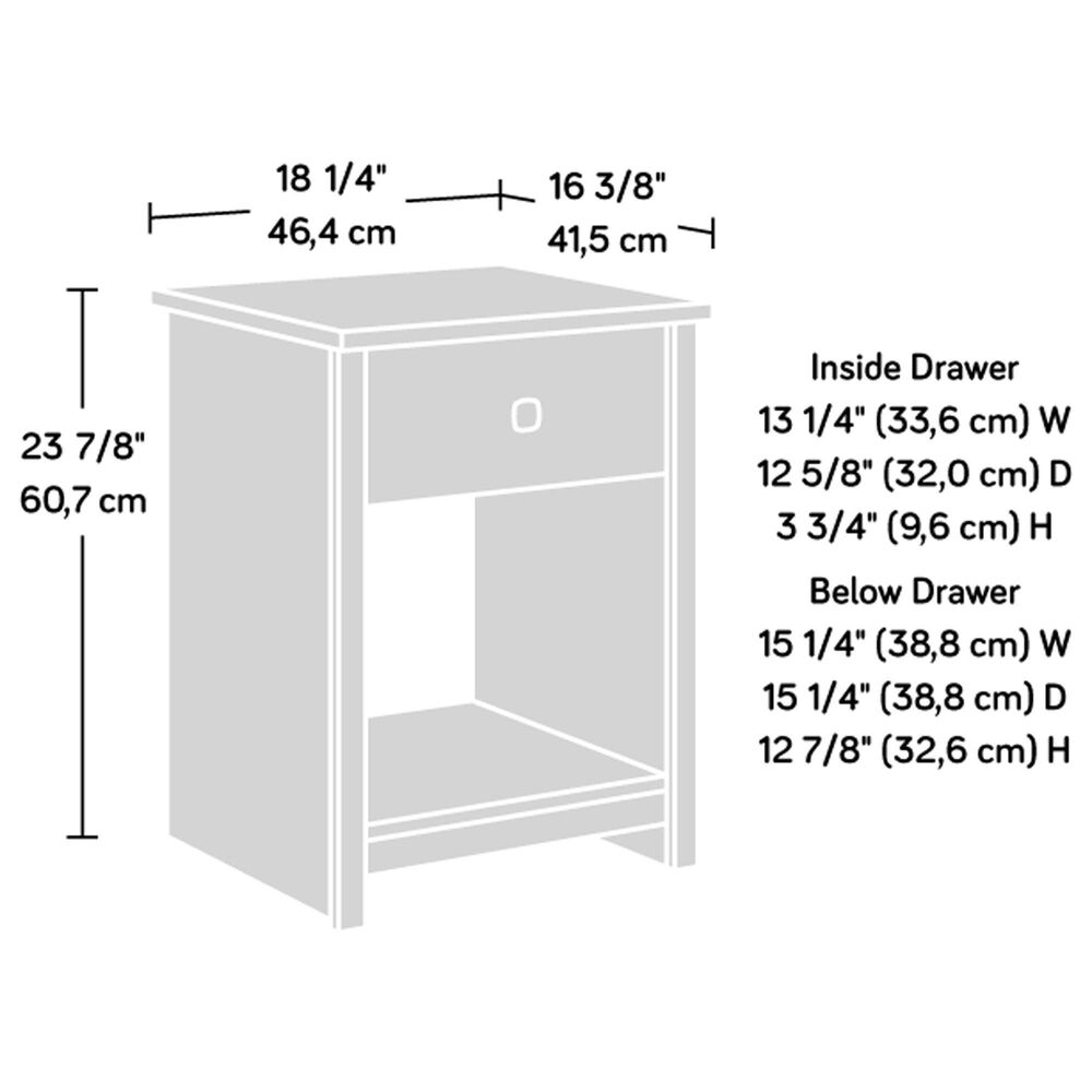Sauder River Ranch 1-Drawer Nightstand in Sindoori Mango, , large
