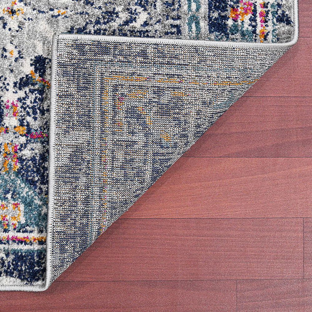 Amer Rugs Montana MON-13 2&#39; x 3&#39; Blue and Orange Area Rug, , large
