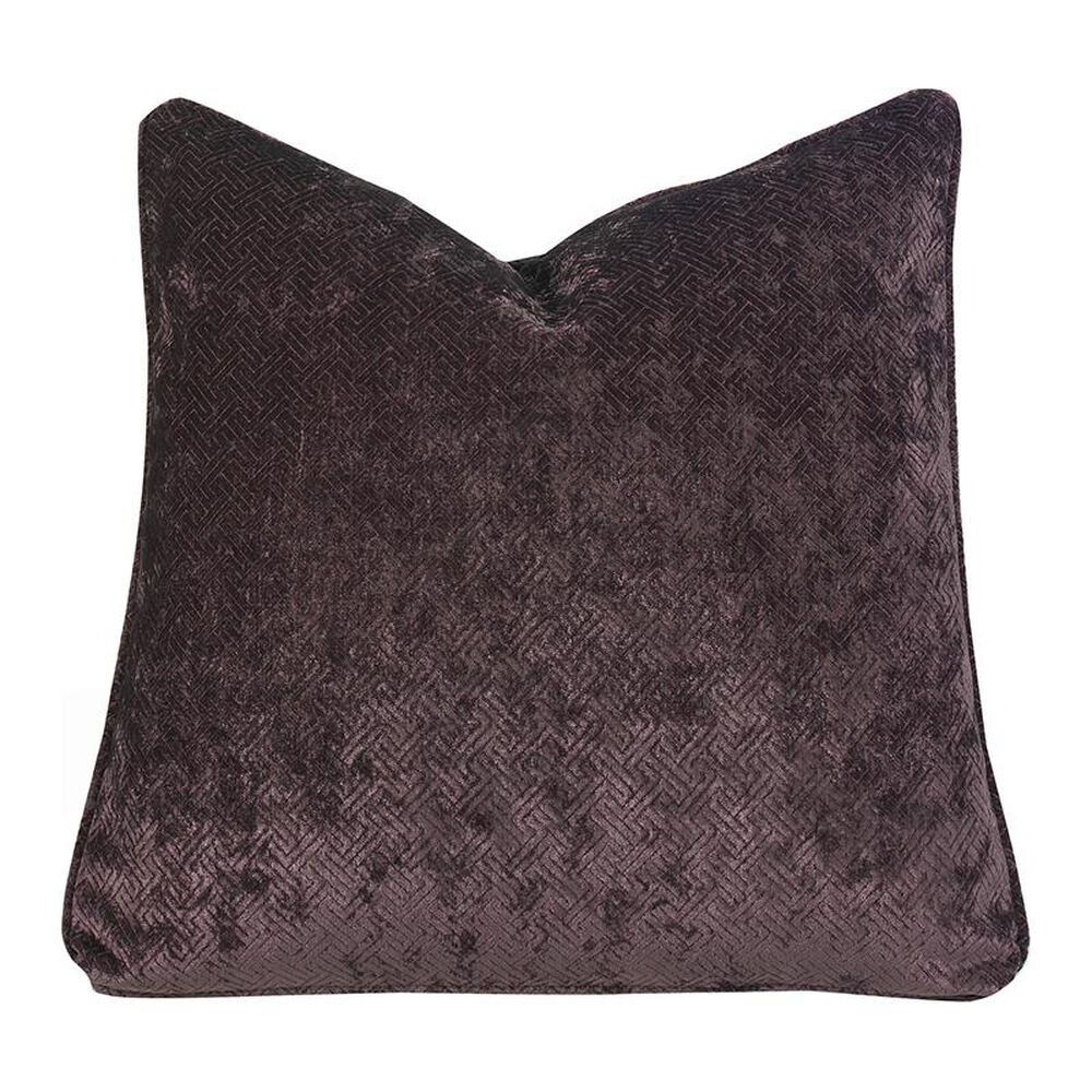 Aria Designs 22" x 22" Single Toss Pillow in Plum, , large