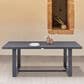 Blue River Argiope Patio Dining Table in Dark Grey, , large