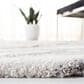 Safavieh Cyrus Shag CYR120G 2"2" x 9" Grey and Beige Runner, , large