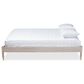 Baxton Studio Cielle Queen Platform Bed Frame in Antique White, , large