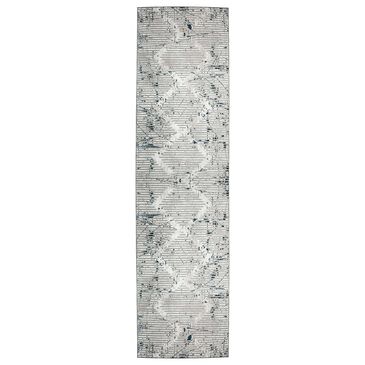 Radici USA Davide Geometric 2"2" x 7"7" Blue Area Rug, , large