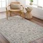 Surya Dresden Taupe, Off-White, Dusty Sage, Light Gray, Deep Teal, Olive and Mustard 12" x 15" Area Rug, , large