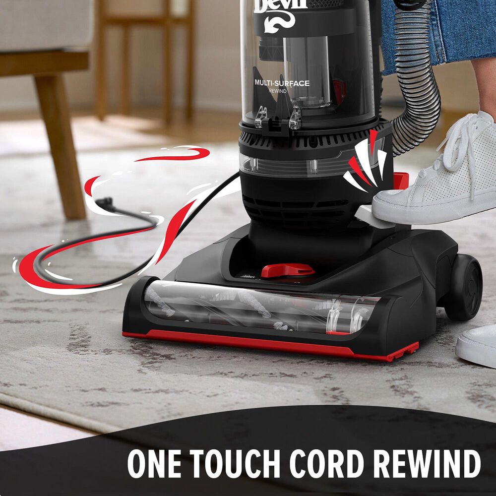 Dirt Devil Multi-Surface Rewind+ Upright Vacuum in Black, , large
