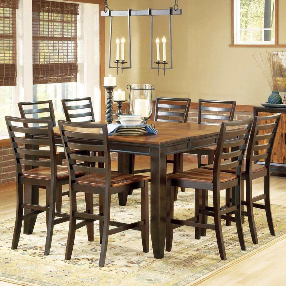 Crystal City Abaco 9-Piece Counter Height Set in Cherry, , large