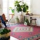 Surya Jewel Tone 9" x 13" Rust, Dark Blue, Charcoal, Camel, Tan, Olive and Brown Area Rug, , large