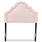 Baxton Studio Rita Twin Panel Headboard in Light Pink, , large