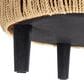 Jennifer Taylor Home Yolanda Standard Ottoman in Burnt Orange and Gold, , large