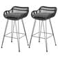 Hearth and Haven Dale Bar Stool in Grey (Set of 2), , large