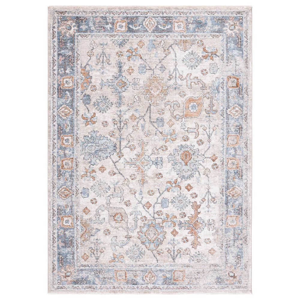 Safavieh Jasmine JSM343A 4"5" x 6"5" Ivory and Blue Area Rug, , large