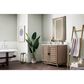 James Martin Vanities Portland 36" Single Bathroom Vanity in Whitewashed Walnut with 3 cm Carrara White Marble Top and Rectangular Sink, , large