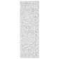 Safavieh Micro-Loop Oriental 2"3" x 13" Charcoal and Ivory Runner, , large