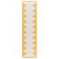 Surya Eagean EAG-2437 Mustard and Ivory 2"7" x 10" Indoor/Outdoor Runner, , large