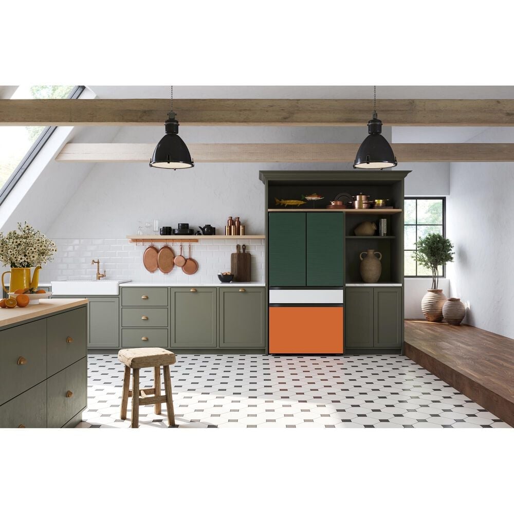 Samsung Bespoke Bespoke 29 Cu. Ft. 4-Door French Door Refrigerator with Beverage Center - Panels Sold Separately, , large