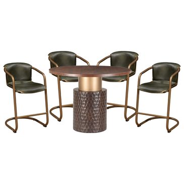 Home Trends & Design Santa Cruz and Portofino 5-Piece Counter Height Dining Set, , large