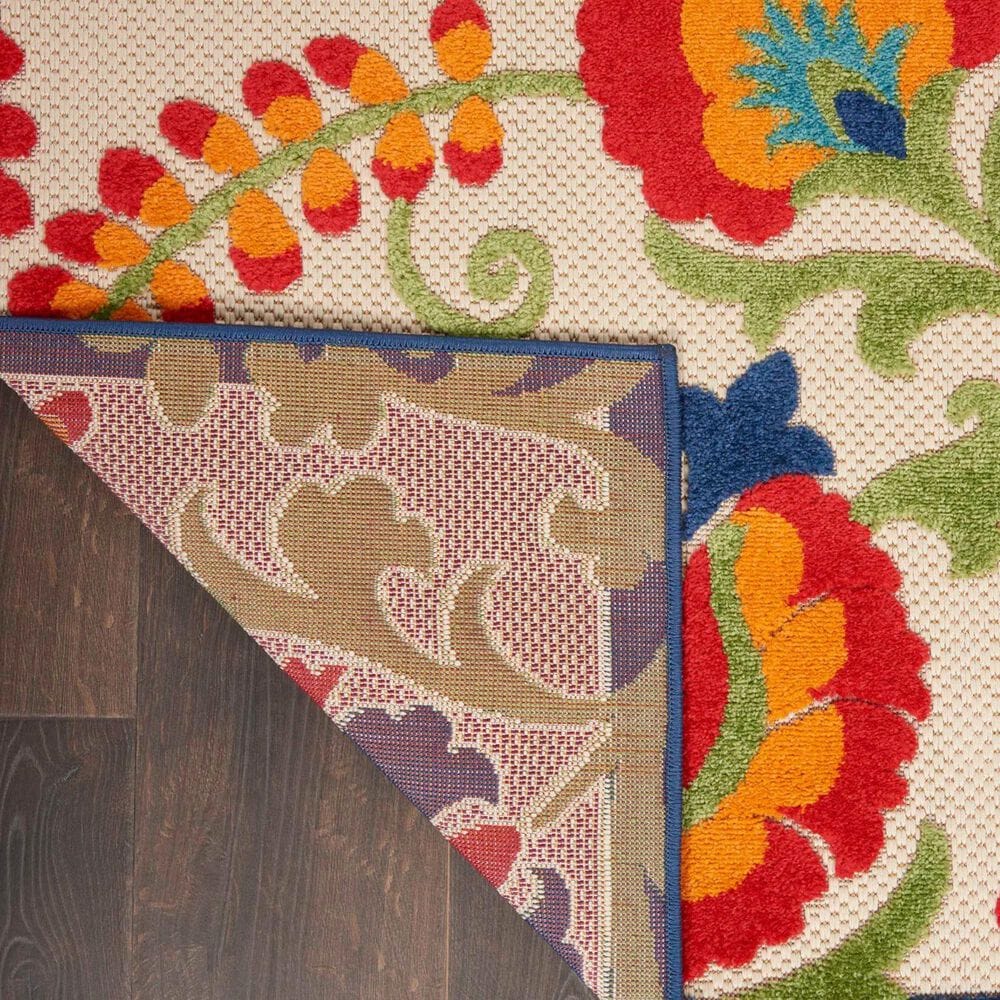 Nourison Aloha ALH17 9&#39;6&quot; x 13&#39; Multicolor Indoor/Outdoor Area Rug, , large