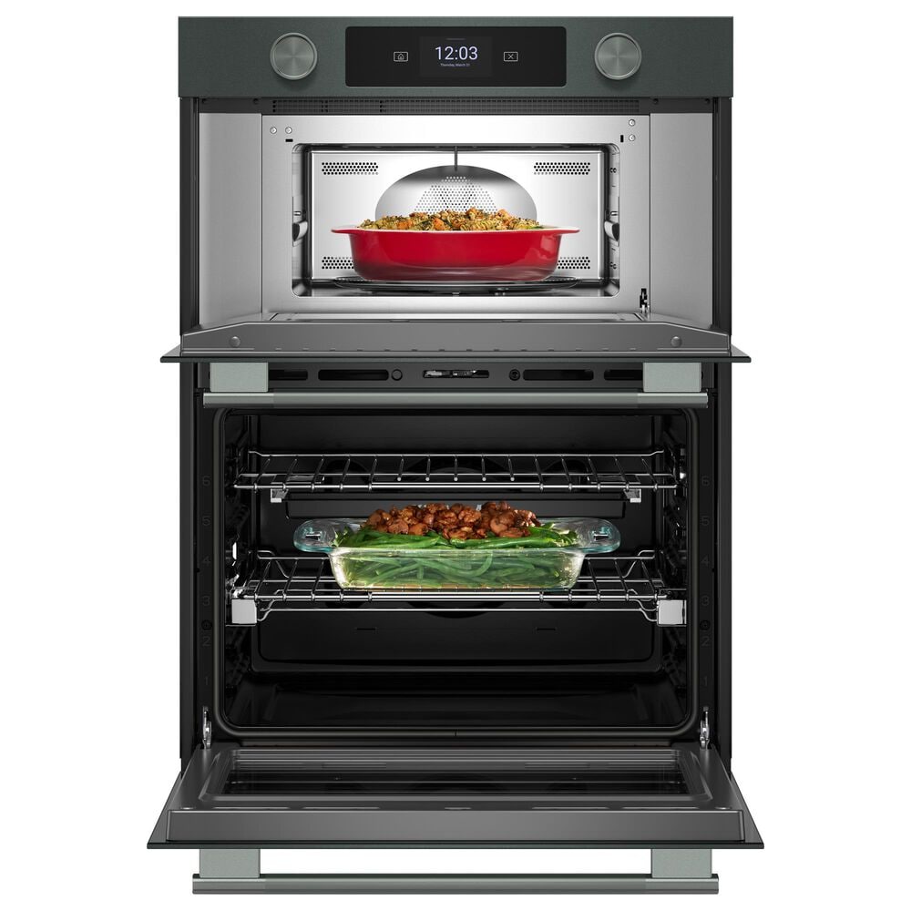KitchenAid 6.4 Cu. Ft. Smart Electric Combo Wall Oven with Intelligent Cooking Camera in Juniper, , large
