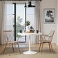 LumiSource Preston Farmhouse Accent/dining Chair in Antique Copper and Whitewashed Wood by LumiSource - Set of 2, , large