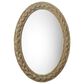 Splendor Living Lark Braided Seagrass Oval Mirror in Natural, , large