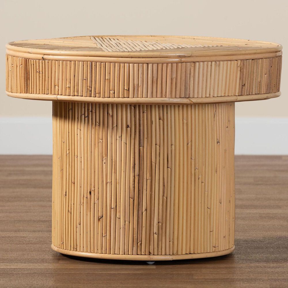 Baxton Studio Iryna End Table in Natural, , large