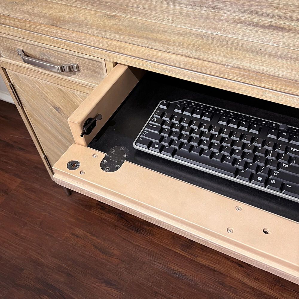 Riva Ridge Maddox 66&quot; Executive Desk in Biscotti, , large