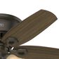 Hunter Builder Low Profile 42" Ceiling Fan with Lights in New Bronze, , large