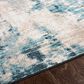 Surya Lavadora 5"3" x 7" Ink Blue, Navy, Light Gray, Light Beige and Cream Area Rug, , large