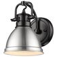 Golden Lighting Duncan 1-Light Bath Vanity in Matte Black, , large