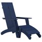 Flash Furniture Sawyer Adirondack Chair in Navy Blue, , large