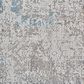 Feizy Cadiz 12" x 18" Ivory and Blue Area Rug, , large