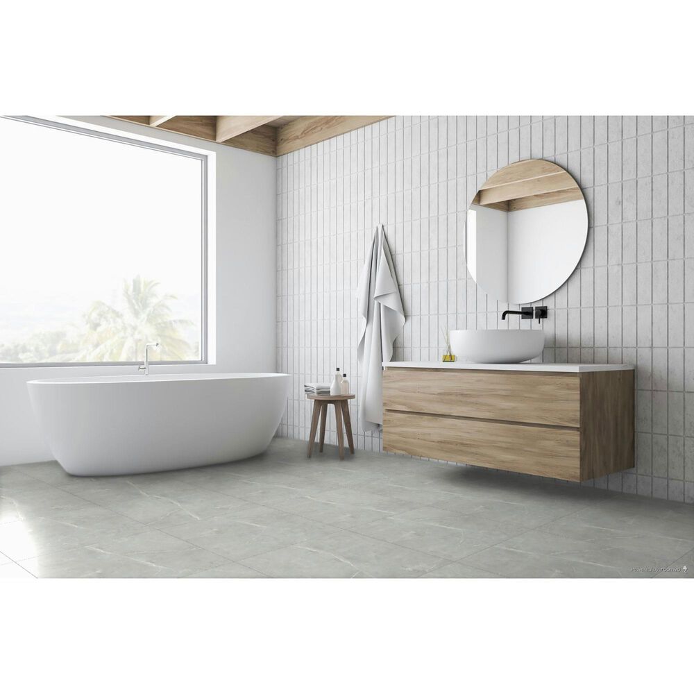 Distributer Sterlina II Gray 24&quot; x 24&quot; Polished Porcelain Tile, , large