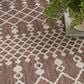 Nourison Positano Southwestern Natural 5" x 7" Indoor/Outdoor Area Rug, , large