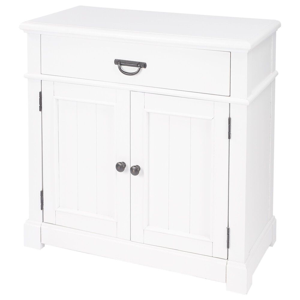 Butler Alek Storage Chest in Glossy White, , large