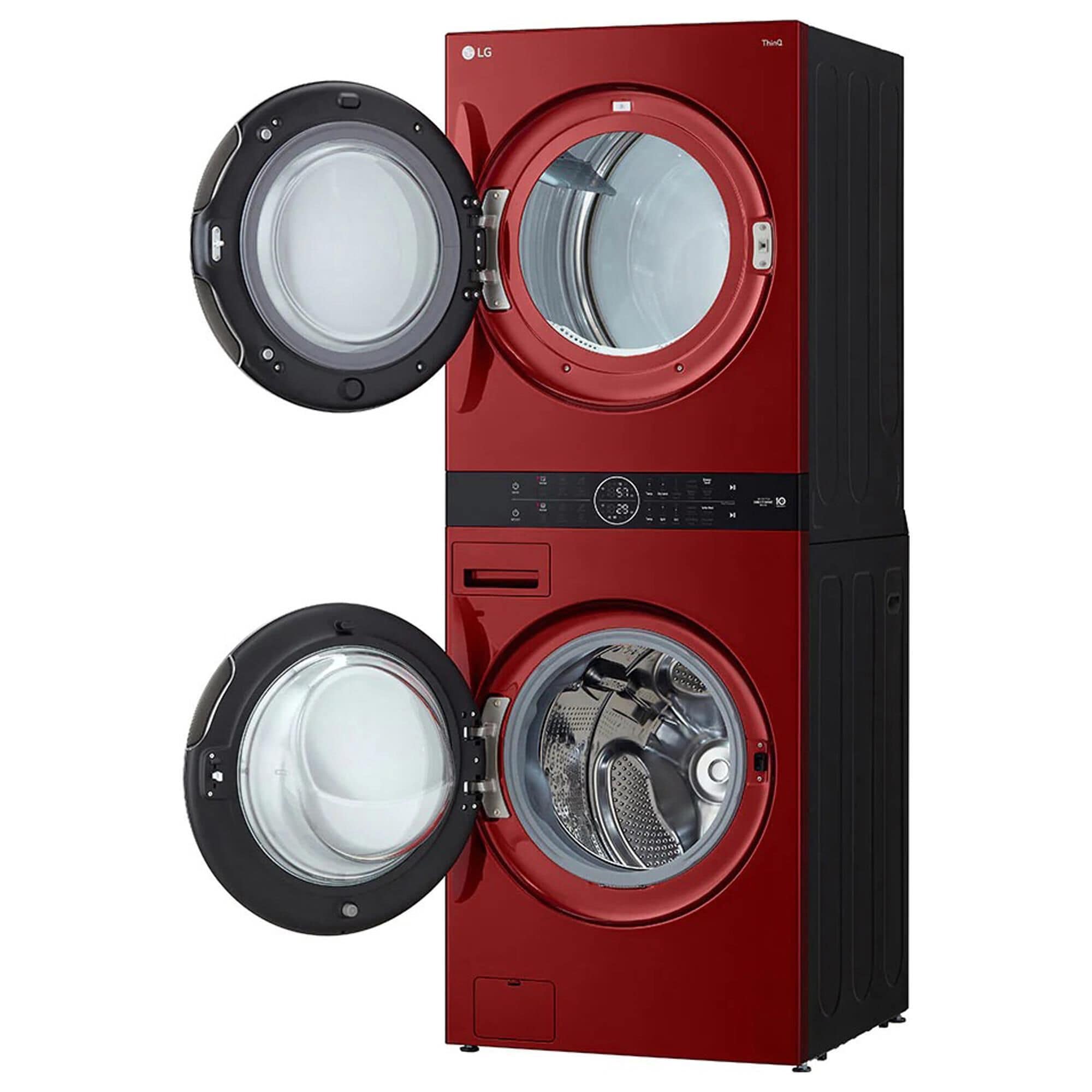 Red lg cheap washer and dryer