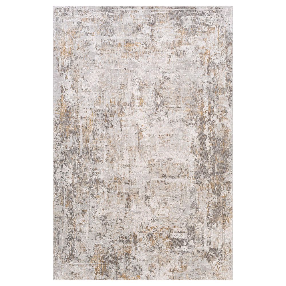 Surya Carmel 6"7" x 9"6" Camel, Mustard, Navy and Light Gray Area Rug, , large