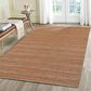 L&R Resources Natural Fiber 7"9" x 9"9" Burgundy Area Rug, , large
